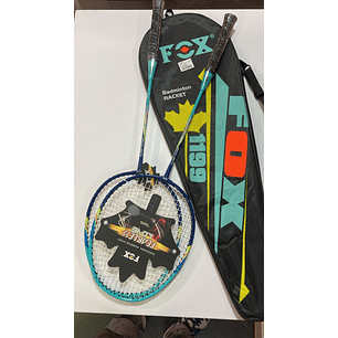  Raqueta Fox Aluminio X2 C/Estuche