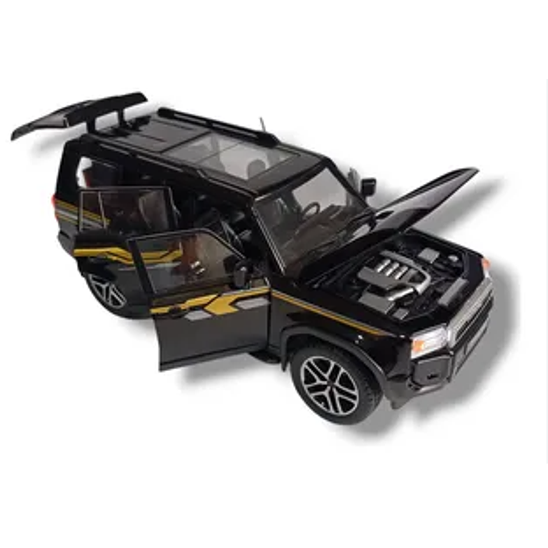 Carro Colección  Toyota Prado Negro/Perla1/18 6