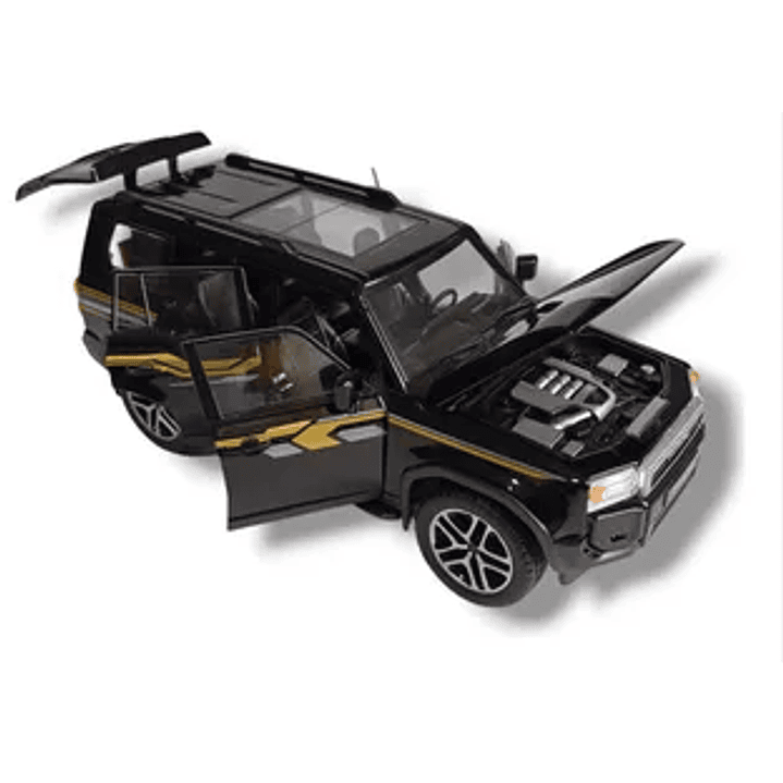 Carro Colección  Toyota Prado Negro/Perla1/18 6