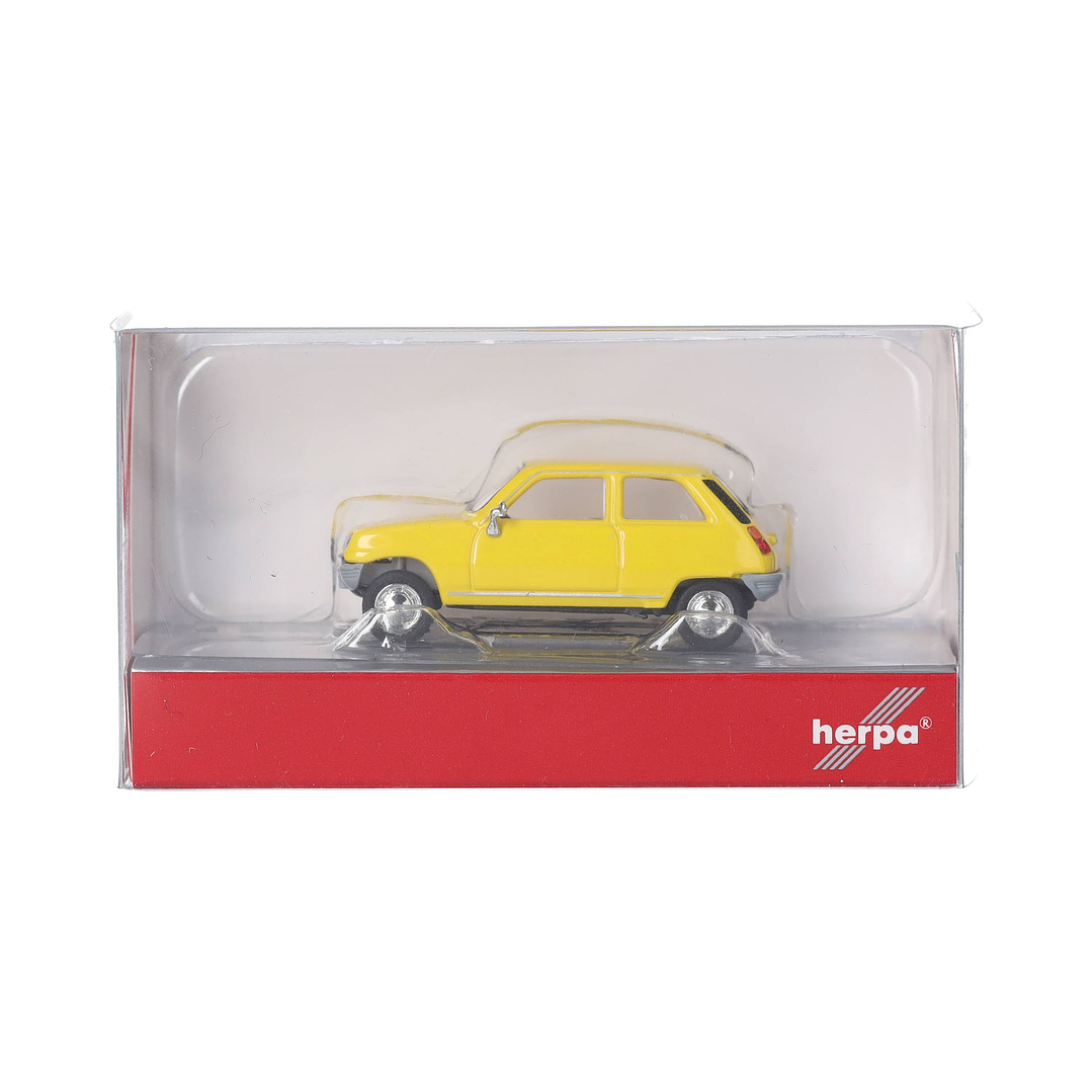 Carro Colección  Renault R5 amarillo 1/87 1