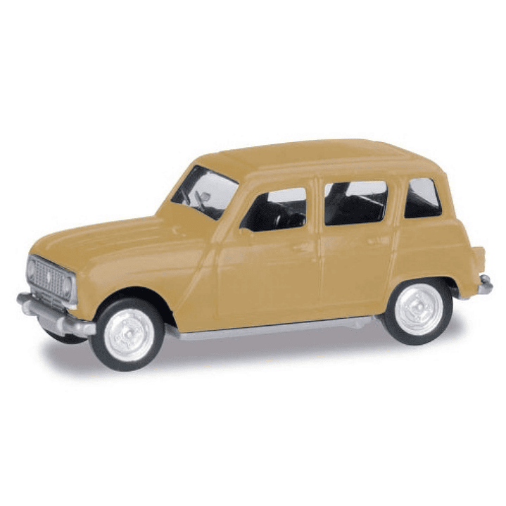 Carro Colección  Renault 4 Beige/Met 1/87 1