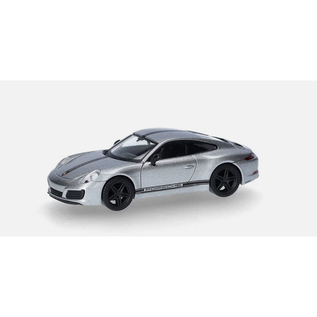 Carro Colección  Porsche 911 Carrera 4 Plata 1/87 3