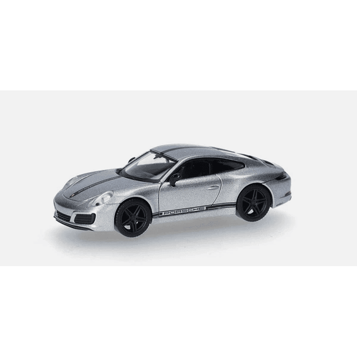 Carro Colección  Porsche 911 Carrera 4 Plata 1/87 3