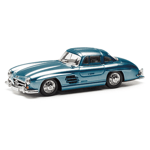 Carro Colección  Mb 300 Sl Azul Claro 1/87