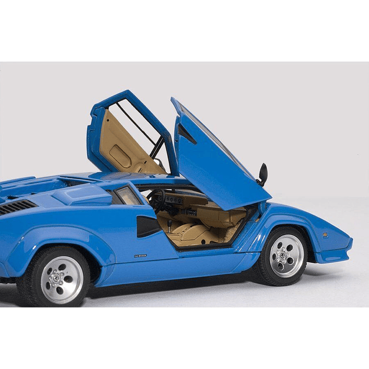 Carro Colección  Lamborghini Countach 500 S Azul1/43 5