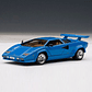 Carro Colección  Lamborghini Countach 500 S Azul1/43 - Miniatura 1