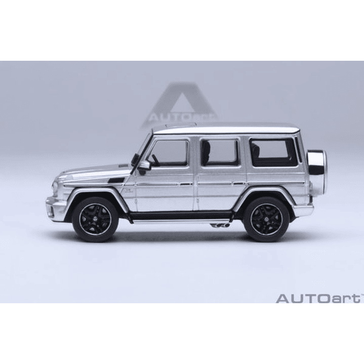 Carro Colección  Mercedes Benz Amgg63 2017 Silve1/64 4