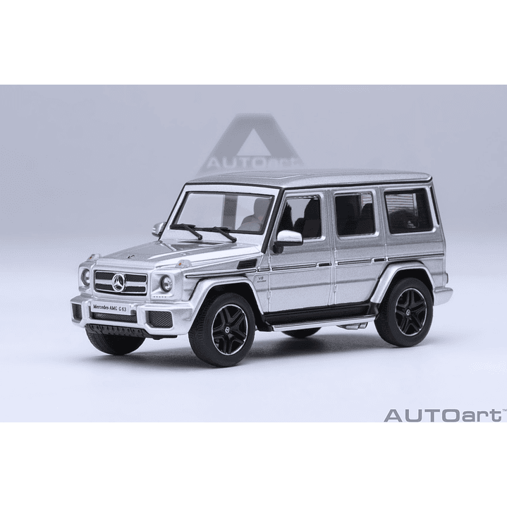 Carro Colección  Mercedes Benz Amgg63 2017 Silve1/64 7