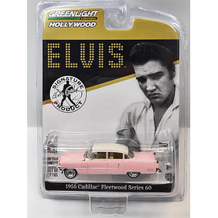 Carro Colección  Elvis 1955 Cadillac 60 Pink 1/64