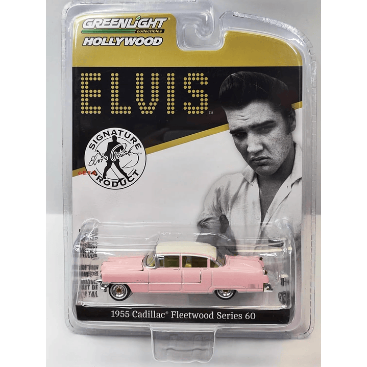 Carro Colección  Elvis 1955 Cadillac 60 Pink 1/64 1