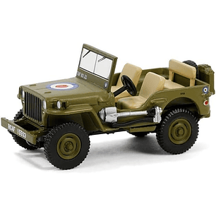 Carro Colección Collectibles Greenlight 61040-B Batallón Serie 64 4-1942 Wil LYS MB - Coche de mando del ejército británico a escala 1:64 fundido a troquel