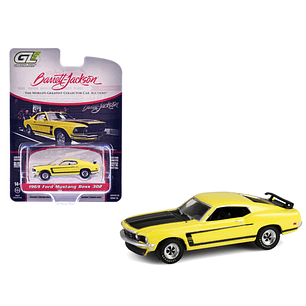 Carro Colección  1969 Ford Mustang Boss 302 yellow  1/64