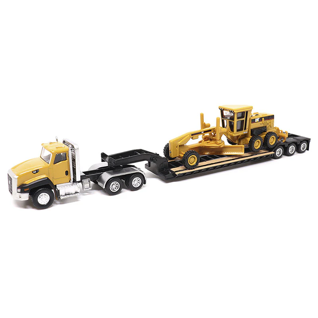 Vehículo Colección  Tractor Caterpillar Ct 660 W/Cat 163H motor   grader 1/87 1