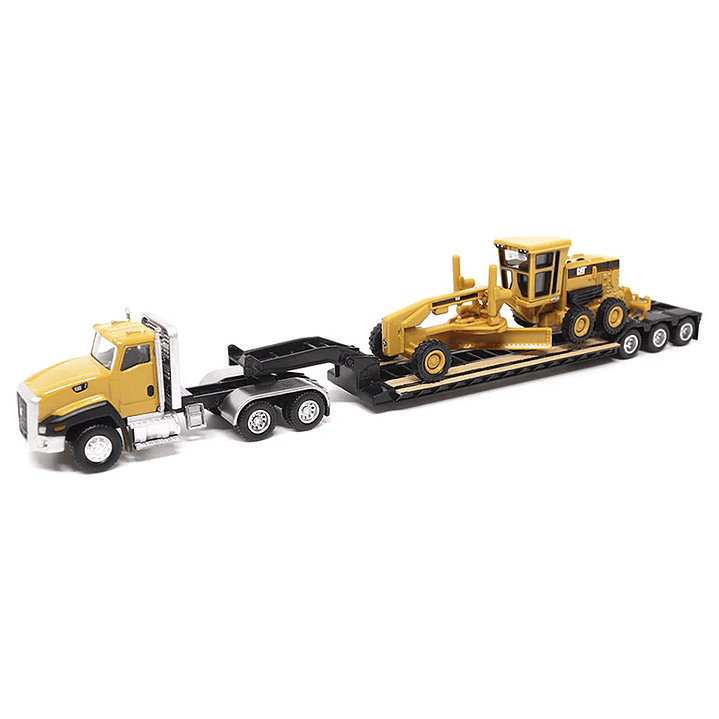 Vehículo Colección  Tractor Caterpillar Ct 660 W/Cat 163H motor   grader 1/87 1