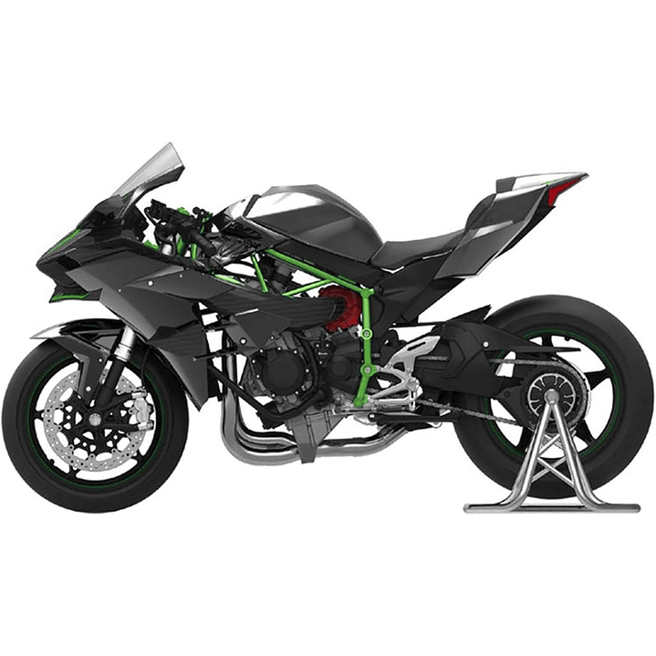   Moto Kawasaki Ninja H2R  1/9 1
