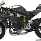   Moto Kawasaki Ninja H2R  1/9 - Miniatura 1