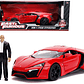 Carro Colección Lykan Hypersport con luces & y figura Toreto, Fast & Furious  1/18  - Miniatura 1
