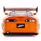Carro Colección   1995 Toyota Supra w/Lights & Brian Figurine , Fast & Furious - Jada Toys 31139 - 1/18 Diecast Car - Miniatura 10