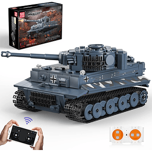    vehículo militar, tanque Mold King Tiger  bloques de construcción eléctricos con control remoto  