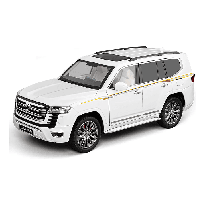 Carro Colección  Toyota Land Cruiser Lc  3001/18 blanca y/o negra 1