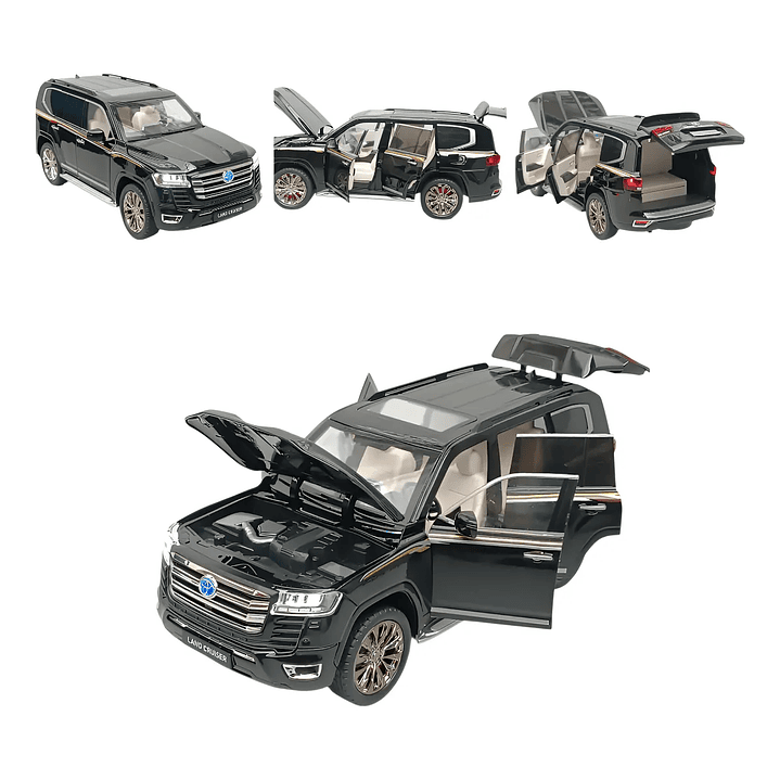 Carro Colección  Toyota Land Cruiser Lc  3001/18 blanca y/o negra 2