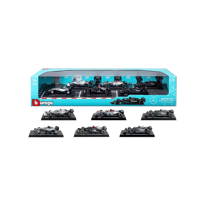 Carro Colección  Grilla F1 Mercedes Benz 1/43 1