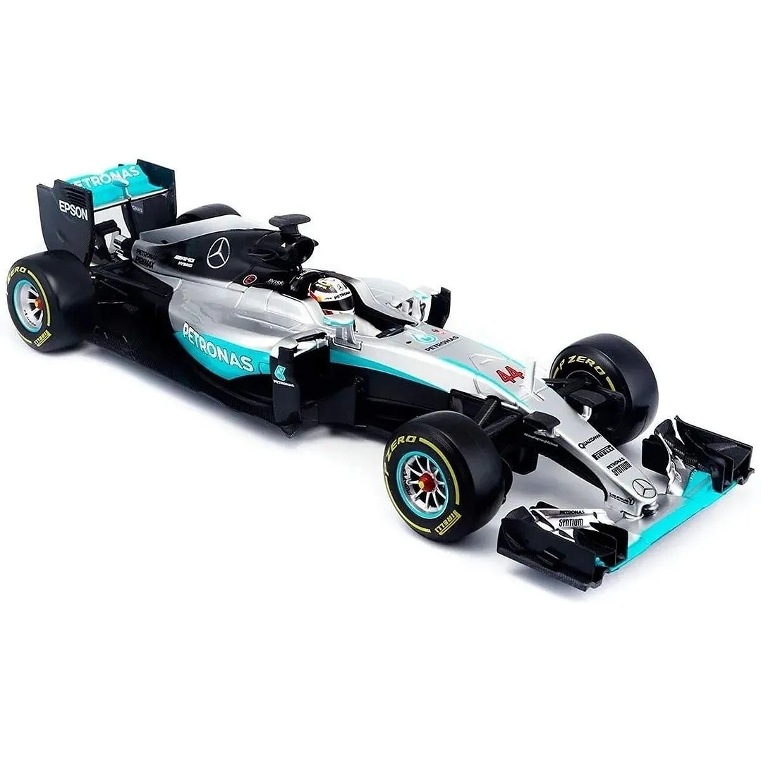 Carro Colección Mercedes F1 W07 Hybrid Lewis Hamilton Escala 1:18 Bburago 2
