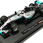 Carro Colección Mercedes F1 W07 Hybrid Lewis Hamilton Escala 1:18 Bburago - Miniatura 3