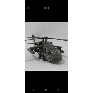 Avión Colección  Helicoptero Black Hawk Uh-60 1/72