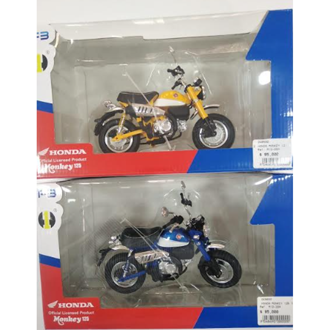 Moto  Honda Monkey escala 125 1/12 4