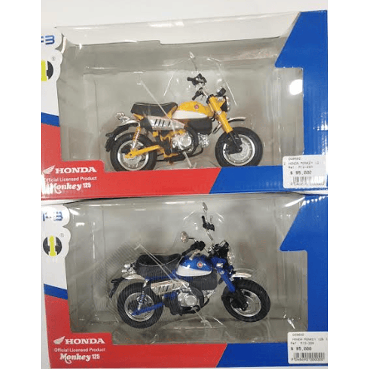 Moto  Honda Monkey escala 125 1/12 4