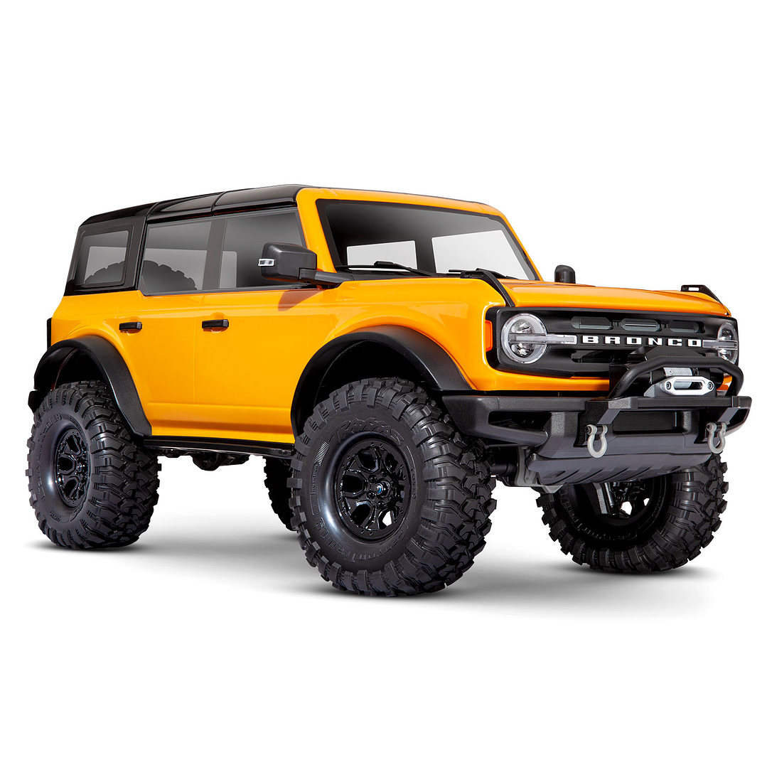 Vehículo Control Remoto Ford Bronco TRX 4 crawler naranja 1/10 1