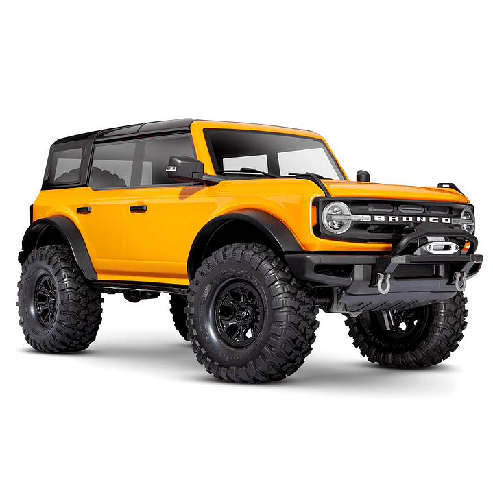 Vehículo Control Remoto Ford Bronco TRX 4 crawler naranja 1/10 1