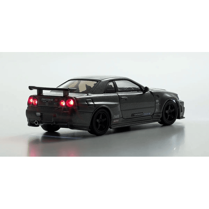 Carro Colección  Nimo R34 Gt-R Crs Led Gray 1/64 2