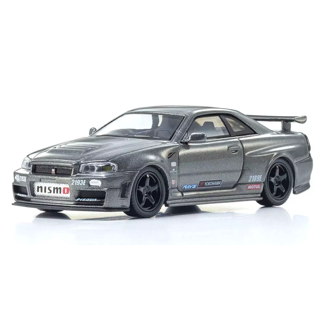 Carro Colección  Nimo R34 Gt-R Crs Led Gray 1/64 1