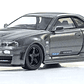 Carro Colección  Nimo R34 Gt-R Crs Led Gray 1/64 - Miniatura 1