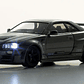 Carro Colección  Nimo R34 Gt-R Crs Led Gray 1/64 - Miniatura 3