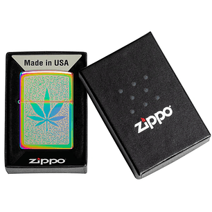  Ence Zippo Cannabis Hoja Tornasol