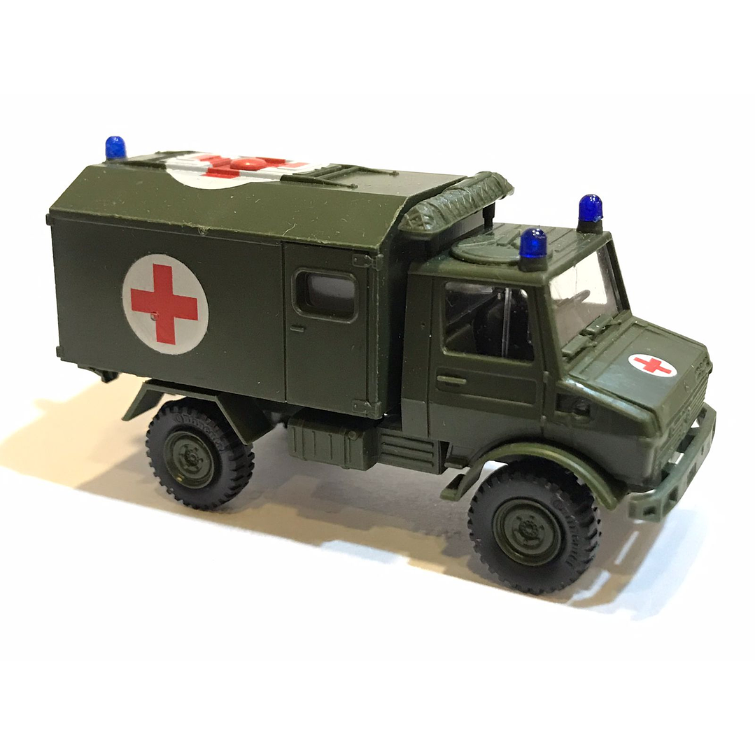 No Nuevo Unimog Ambulancia Militar 1/87 1