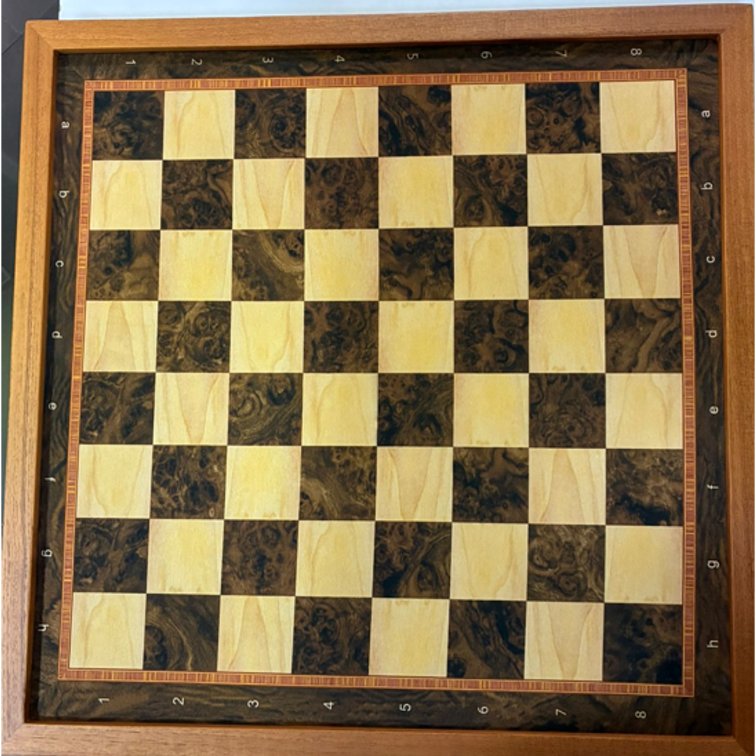  Tablero Ajedrez Con Base En Madera 1