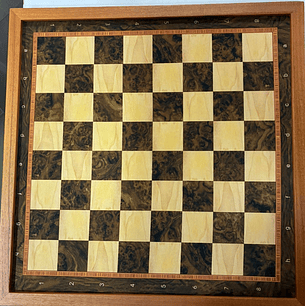  Tablero Ajedrez Con Base En Madera