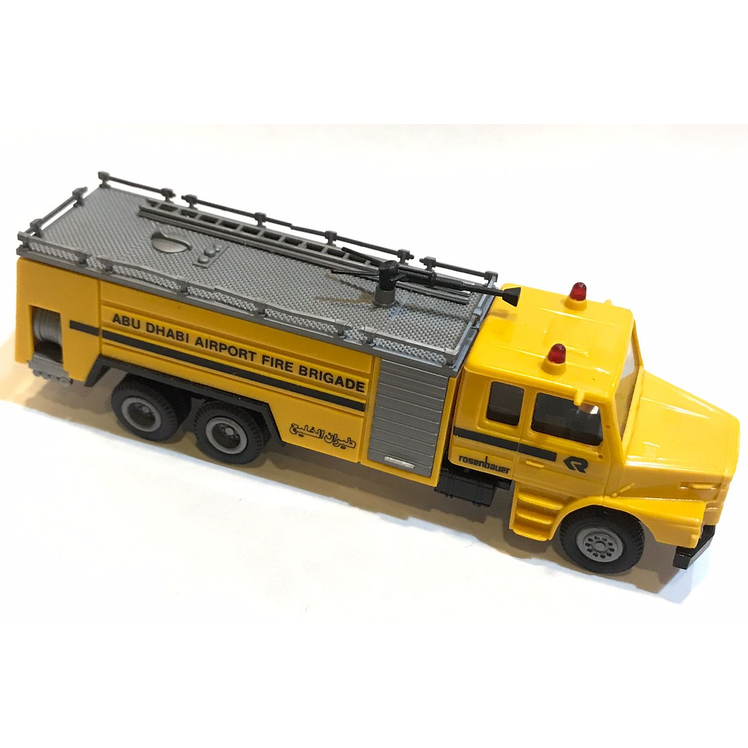 Carro Colección  No Nuevo Scania Bombero Aeropuerto de Abu Dabi 1/87 h0 1