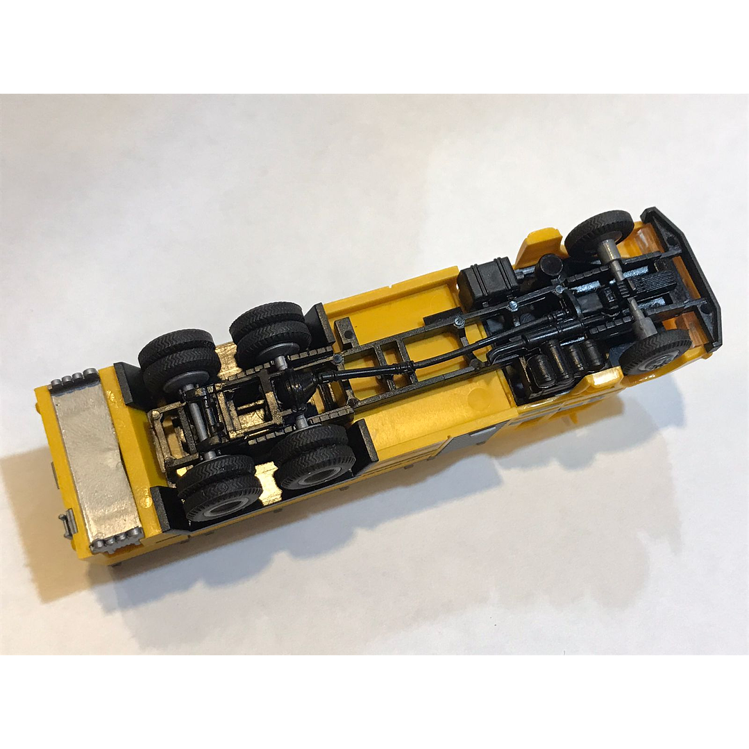 Carro Colección  No Nuevo Scania Bombero Aeropuerto de Abu Dabi 1/87 h0 3