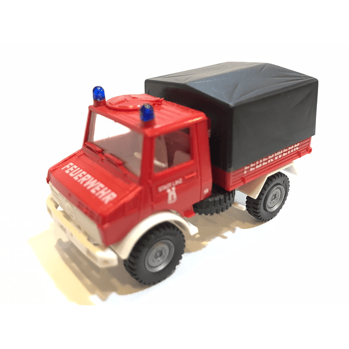 Carro Colección  No Nuevo Unimog De Bomberos 1/87 ho 1