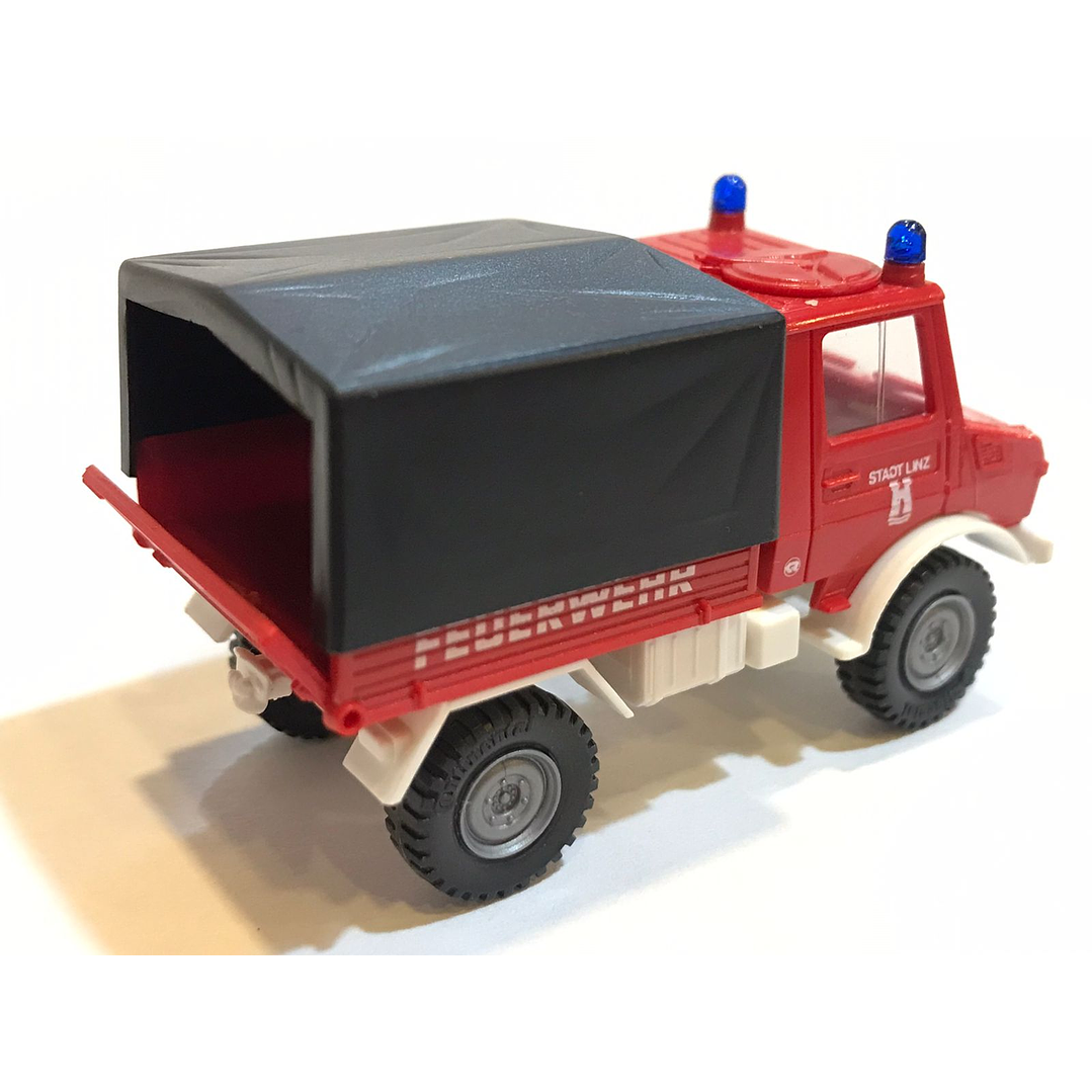 Carro Colección  No Nuevo Unimog De Bomberos 1/87 ho 2