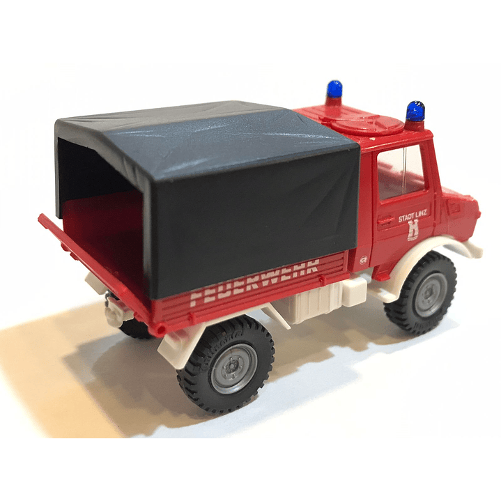 Carro Colección  No Nuevo Unimog De Bomberos 1/87 ho 2
