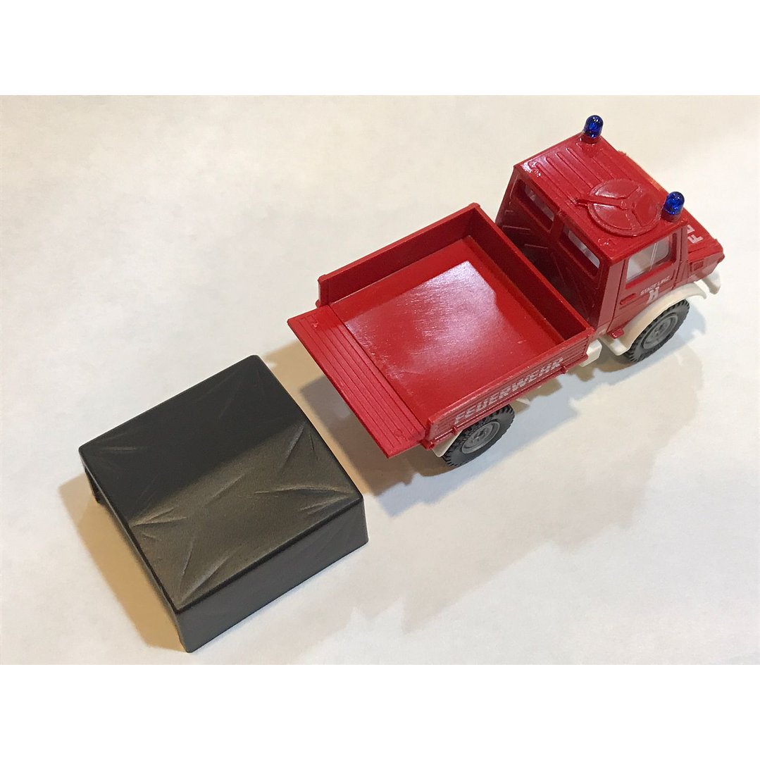 Carro Colección  No Nuevo Unimog De Bomberos 1/87 ho 3