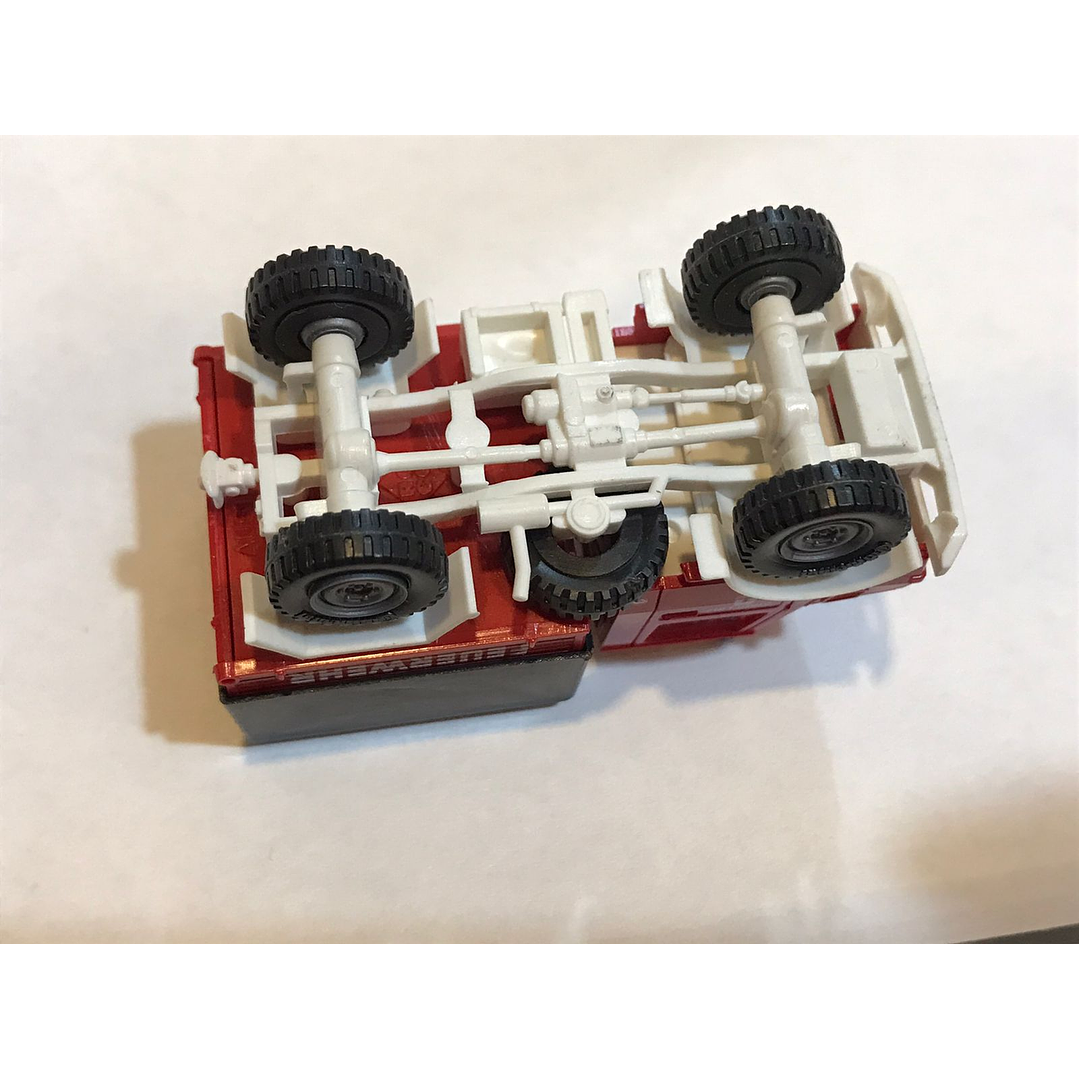 Carro Colección  No Nuevo Unimog De Bomberos 1/87 ho 4