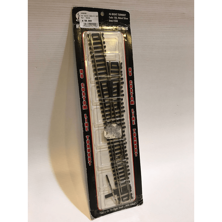 Tren Eléctrico No Nuevo Tramo Desvio Derecho Ho 1/87 1