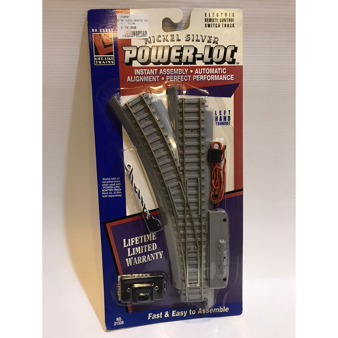 Tren Eléctrico No Nuevo Desvio Izquierdo Ho 1/87 power-loc 1